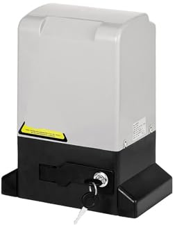 Apriporta elettrico scorrevole Kit apricancello scorrevole automatico da 600 kg, porta elettrica, 2 chiavi, con cremagliere da 4 m, 220 V, 280 W
