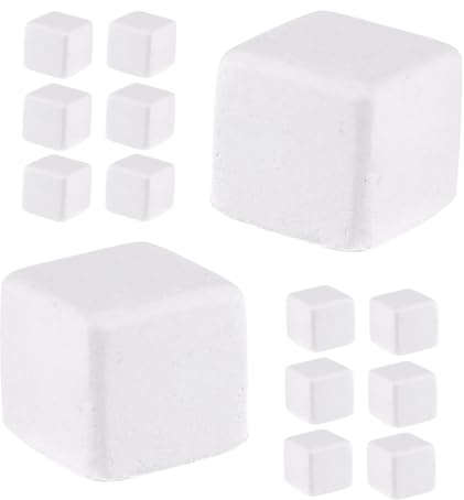 HOLIDYOYO Blocco di Calcio Minerale per Rettili e Tartarughe, 30 Pezzi, Funzione Dentale e Rafforza Difese Immunitarie, Colore Bianco, Integratore Naturale per Animali Terrestri
