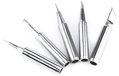 Samfox Aoyue Punte-Samfox Kit di Sostituzione Punte di Ferro per Saldatura a Saldare 900M-T per Hakko, Radio Shack, TENMA, ATTEN, Quick, Aoyue, Yihua Solder Station 5Pcs