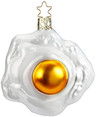 Inge-glas - Christbaumschmuck - Baumschmuck - Spiegelei - Größe 8 cm - mundgeblasen