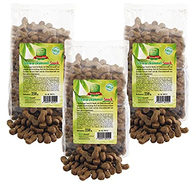 Greenhound Hundefutter mit Schwarzkümmelöl und spezieller Kräutermischung 3 x 250g für den Jundhund, adulten und Seniorhund 3 x 250g