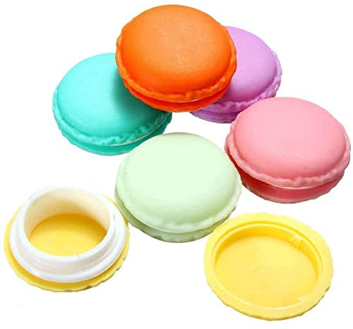 Macarons Scatola,6 PCS Macarons Scatola Custodie Contenitori Multicolore Portagioie Mini Gioielli di Immagazzinaggio per Gioielli Adatta per Riporre Pillole Orecchini Anelli Perline Collane 4 * 2CM