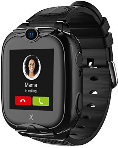XPLORA XGO 2 - Watch Phone for children 4G - Calls, Messages, Kids School Mode, SOS function, GPS Location, Camera, Torch and Pedometer - (Subscription Required) (BLACK)
