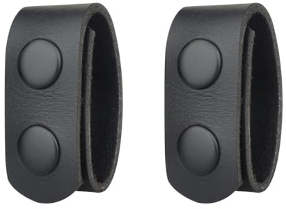 DONGKER Leder Belt Keeper, 1/2/4 Stück Security Gürtelhalter, Taktischer Gürtel Schlaufen für 2-2,25 Zoll Taktische Polizei Gürtel