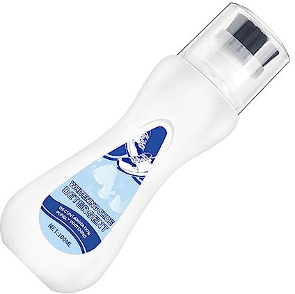 Mzshne 100 ml weiße Schuh-Reinigungscreme, Schuhfleckenentferner für weiß, Schuhreiniger für weiße Sneaker, Schuhaufhellungs-Reinigungsgel, Fleckenentferner, Schuhaufhellung, Reinigungscreme mit