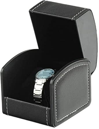 Uhrenkoffer Uhrenrolle Uhrenbox Uhrenschatulle Schmuckschatulle Reise-Uhrenetui Einzelschlitz-Uhrenbox Ledrige Schmuckaufbewahrungsbox Schmuck-Armband-Display Uhrenetui Uhren Aufbewahrungsbox ( Color