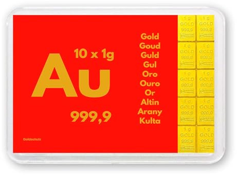 Goldschulz 10g 10 g 10 Gramm Goldbarren