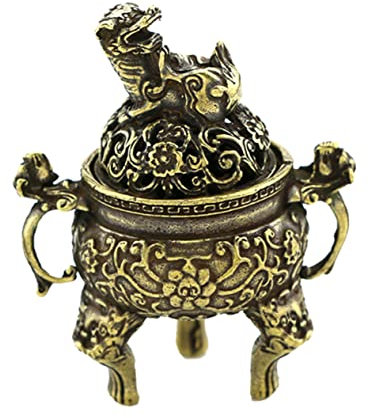TOPBATHY 3 STK Antiker Weihrauchbrenner Aus Messing Astetische Raumdekoration Weihrauchbrenner Goblincore-raumdekoration Räuchergefäß Dekor Antikes Weihrauchdekor Aroma Brenner Dekor