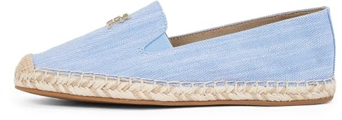 Tommy Hilfiger Espadrilles Femme Chambray avec Logo, Bleu (Blue Spell), 36