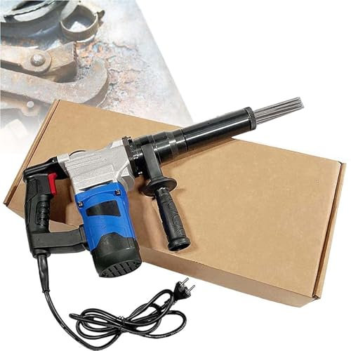 Electric Needle Scaler, 1100W High Power Industrial Needle Derusting Gun, Hand-Held Needle Scaler Rust Removal Cleaning Machine, Sand Blasters for Remover Welding Slag Cleaner