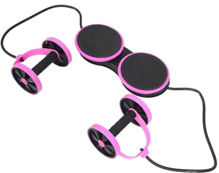 Anneome Bauchtrainer-rad Mit Abnehmbarem Zugseil Widerstands-übungs-werkzeug Für Bein Armtraining Taillen-formen Fitnessgerät Für Zuhause Und Outdoor