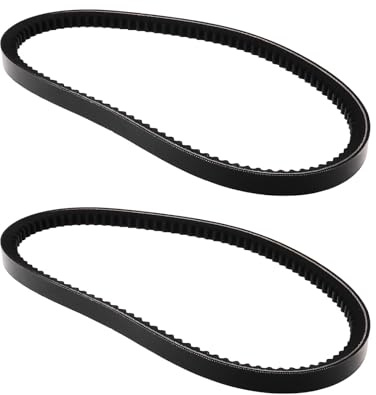 Create idea 2 Stück Antriebsriemen für Mischer, Zahnriemen, AX23,5, Innenlänge 600 mm, Breite 13 mm, kompatibel mit Belle MiniMix Zementmischer 140/150 Pre1999