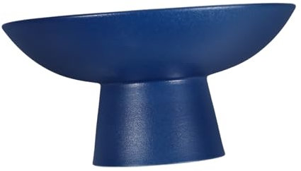 Homoyoyo Bol Sur Pied Céramique Coupe à Fruits Décoratif Contenant Pour Collations Desserts Et Fruits Secs Plateau De Comptoir De Cuisine