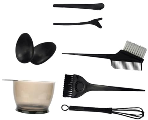 VICASKY 8pcs Hair Dye Tool for Coloring Includes Dye Brush Mixing Bowl and Comb for Home Root Touch up and Highlighting Kit