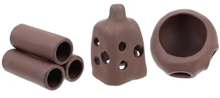 ibasenice 3 pièces Décor Aquarium Cachette pour Crevettes et Poissons Cachette de Reproduction Résistante à Eau pour Aquarium Eau Douce Ornement Décoratif Non Déformable