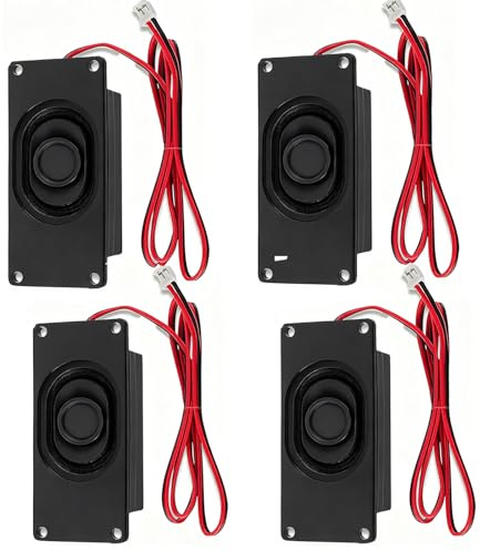 Lautsprecher 3 Watt 8 Ohm Lautsprecher 3 W 8 Ohm JST-PH2.0 Schnittstelle | für Arduino Motherboard elektronische DIY Projekte und LCD TV Monitore 2 Stück