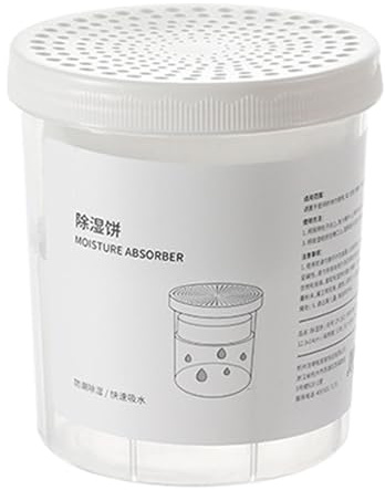 Assorbe l'umidità – Scatola deumidificatore ricaricabile con compresse essiccanti sostituibili | Forniture deumidificanti a prova di perdite non profumate per armadio, cucina, bagno, auto e cantina