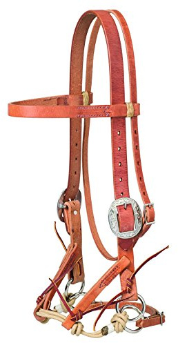Weaver Leather Justin Dunn Draft Bitless Bridle, Russet