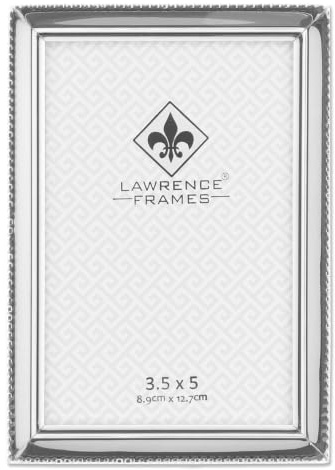 Lawrence Frames 11635 Lawrence Metals Frame, 3.5x5, Silver