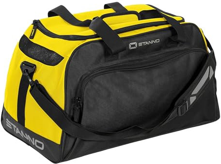 Stanno Sportbag - Merano - Fitness Tasche - Großer Sporttasche und Verstellbarer Schultergurt - Fussballtasche Herren/Damen - Trainingstasche - Gelb - Größe One size