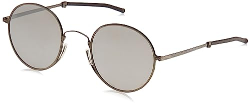 ThinOptics Sonnenbrille, mit Aluminium-Etui, polarisiert, unisex, ultradünn | Ultradünne Sonnenbrille mit vollem UV-Schutz und polarisierten Spiegelgläsern, flaches Etui haftet am Handy, für unterwegs
