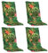 Nicht Zutreffend Gartenstuhlauflagen Hochlehner 4er Set - 120 x 50 cm - Grün - Dschungelmotiv - Baumwolle - Polyester - Sesselauflage Sitzpolster Stuhlauflage
