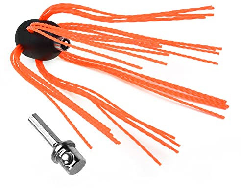 Tête de balayage flexible pour cheminée et tiges de nettoyage rotatives