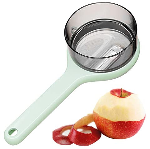 Pelapatate verdure con contenitore | verdure per cucina | pelapatate conservazione multifunzionale, pelapatate frutta, pelapatate verdure, pelapatate con contenitore per la casa Delr