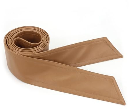 Inzegao Weicher Ledergürtel für Damen, Daunenmantel, Bindebund, Lederjacke, Mantel, Gürtel