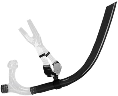 Tubo da snorkeling Nuoto, Snorkeling Frontale per Nuoto in Piscina - Per Allenamento con Ugello In Silicone E Regolabile per Nuotatori