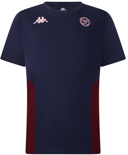 Kappa T-Shirt Rugby Adulte MILLADO UBB (FR/ES, Alpha/Lettres, XXL, Taille Normale, Taille Normale, Bleu)