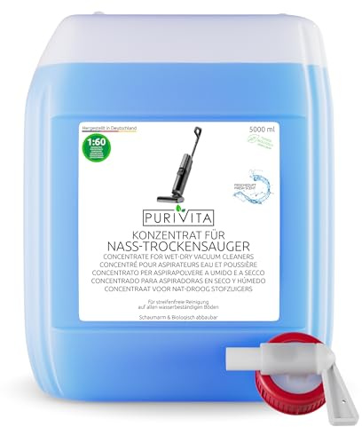 PURIVITA® Nettoyant Sol Concentré Aspirateur Laveur – Fraîcheur, 5L