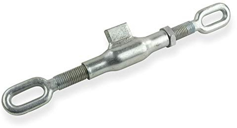 DEMA Unterlenker Spannschloss M20 x 2,5 x 370 mm, Stabilisatorketten, verzinkt, für Traktor, Landwirtschaft, Stabilisator, Zugvorrichtung | Stabilisatorketten, Stabilisator, für Traktor, Landwirtschaft, Zugvorrichtung