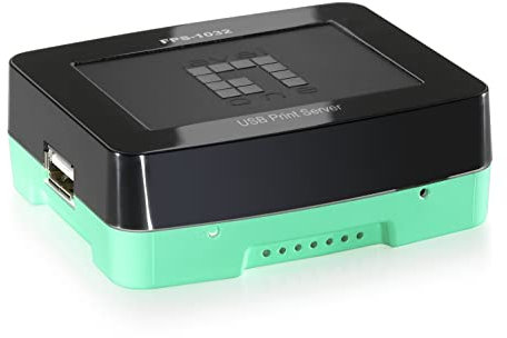 LevelOne FPS-1032 server di stampa LAN Ethernet Nero, Verde