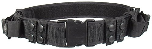 UTG Pistolengürtel Haevy Duty Elite Law Enforcement Pistol Belt, Schwarz, PVC-B950-A