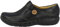 Clarks Womens Un Loop Loafers, Black Leather, 8 UK