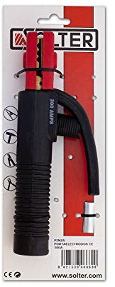 Solter Pinza Portaelectrodo 300A - Alta Resistencia y Precisión, Diseño Ergonómico, Compatible con Electrodos de hasta 5.0 mm, Seguridad y Rendimiento Profesional