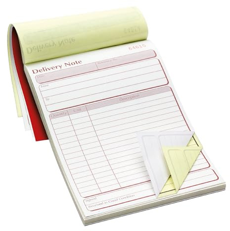 Pukka Pad 1 carnet de notes de livraison autocopiant 50 ensembles autocopiants (DCU5881)