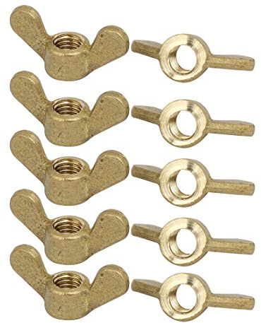 Aexit M8 Gewinde 1,25mm Pitch Messing Flügelmutter Flügelmutter 10tlg (a640fc537aa4668efe1bd095738d6fc6)