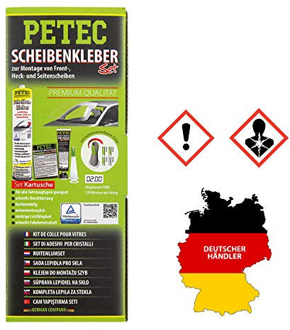 Petec 83333 Scheibenkleber Set Kartusche Profi Qualität