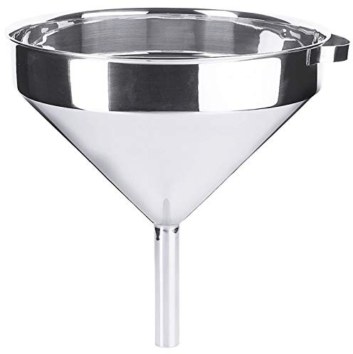 Embudos de acero inoxidable 6 litros ø 300 x 325 mm ø salida 25 mm