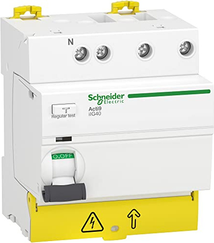 Schneider Electric - Acti9 iIG40 - interrupteur différentiel tête de groupe - 3P+N 63A 30mA type A SI - A9R87763