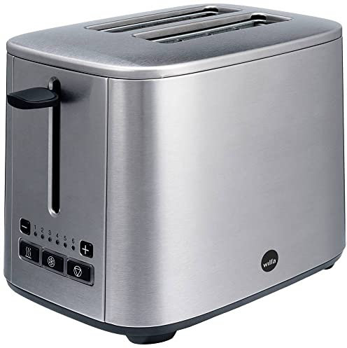 Wilfa CLASSIC Toaster - 2 Scheiben - 3 Programme - Verstellbare Hitzeeinstellungen - 1.000 Watt (silber)