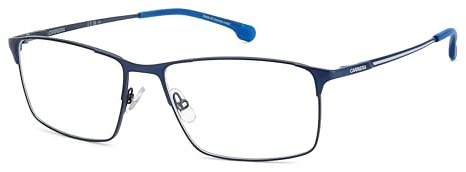 N/A Brille mit Sehstärke für Damen optional mit Sonnenbrillentönung oder Blaulichtfilter, Rechteckig, gefertigt aus Metall (inklusive Brillenetui)