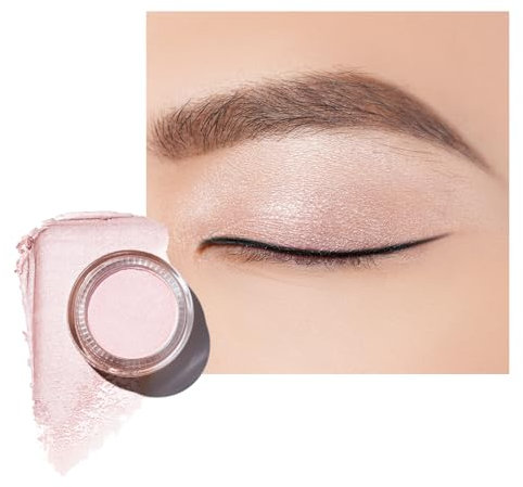 OULAC Lidschatten Perlen-Finish | Lidschatten & Highlighter Perle Feine Textur | Wasserfest & Langlebig | Metallisch Perlen Finish Augen-Makeup | Vegan | 06g (P04) Shell