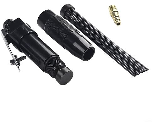 Pneumatischer Rostentferner, Nadelentroster, Rostentfernungsmaschine, Reinigungswerkzeug, Power Rost Entfernung Farbe Schweißen Schlackenentfernung, Entrosten Maschine mit 12 Nadeln, Reinigung von