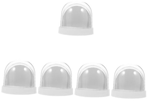 IMIKEYA 5stücke Miniatur Schneekugel Mit Fotoframe Leere Sublimierbare Schneekugel Für Kreative Bastelprojekte Für Persönliche Und Einzigartige Dekorationen