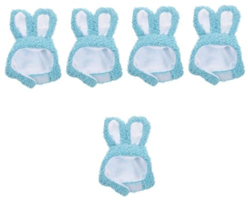 INOOMP 5stücke Katzenkostüm Mütze Mit Ohren Bunte Hut Für Kleine Haustiere Für Partys Geburtstage Und Fotoshootings Hochwertiges Design Langlebiges Material Süßes Accessoire Für