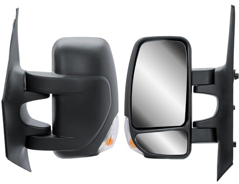 Passenger Left Side Wing Mirror N/S Electric and Heated with Signal Light for Renault Master III 2010 to 2024 Vauxhall Movano B 2010 to 2022