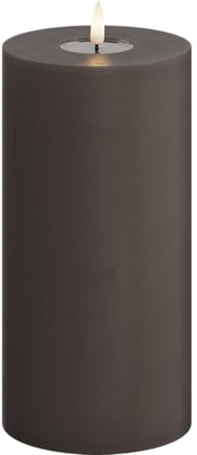 Deluxe Homeart Mokka Led Kerze braun 10X20cm - De Rf-0101
